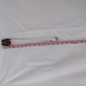 Paparazzi Necklace and Earrings (3 Necklaces in 1) With 3 Charms